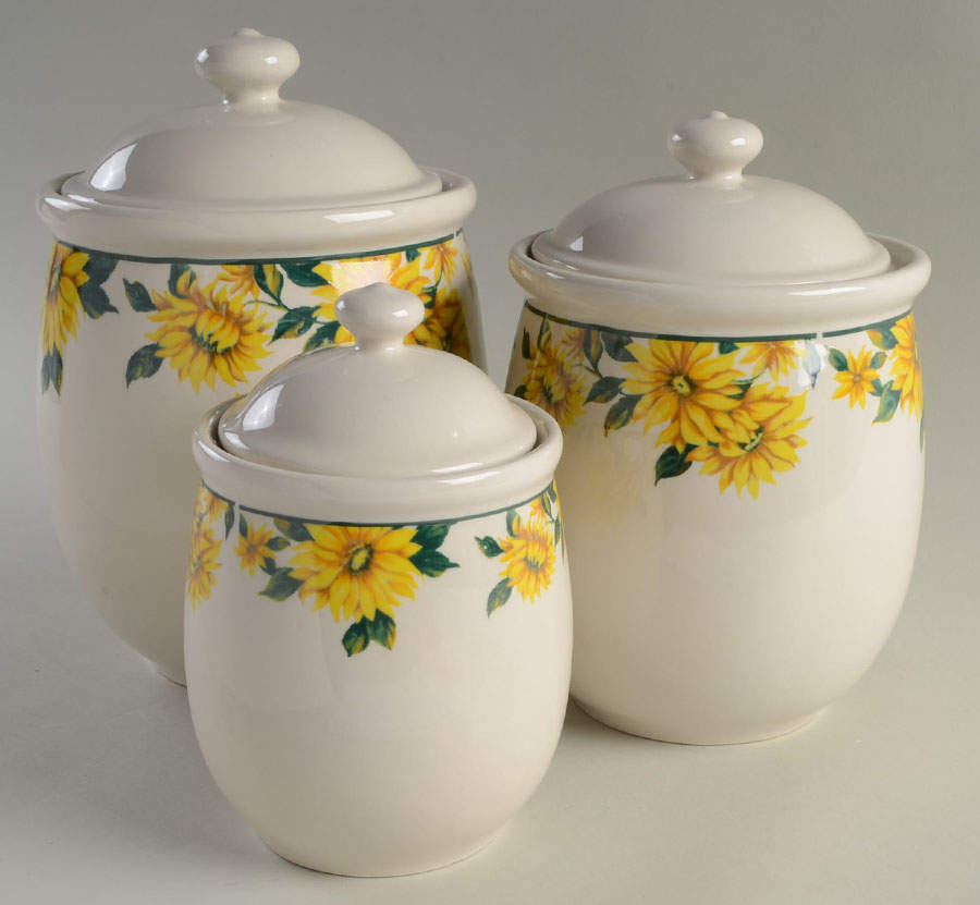 Sunflower (3 Piece) Canister Set (Box Set) by Thomson-1