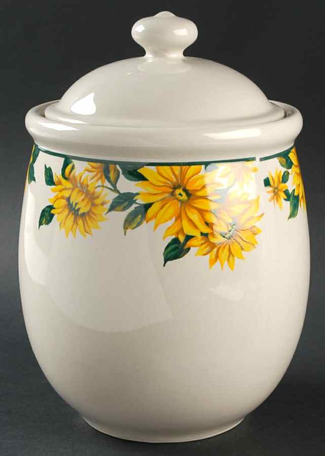 Sunflower Large Canister & Lid by Thomson-1