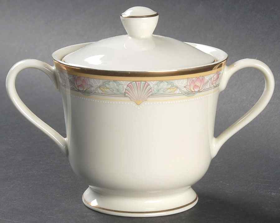 Egyptian Sugar Bowl & Lid by Town House China-1