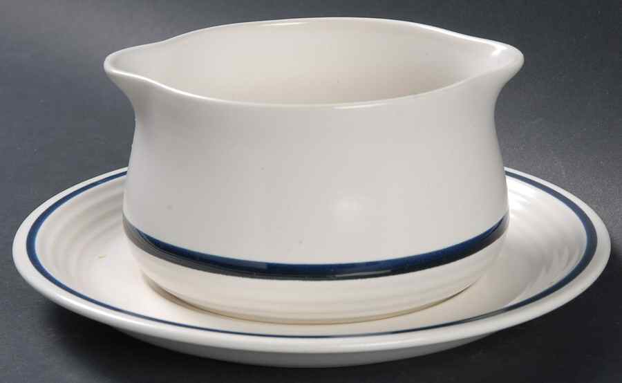Shoreline Gravy Boat & Underplate by Town & Country-1