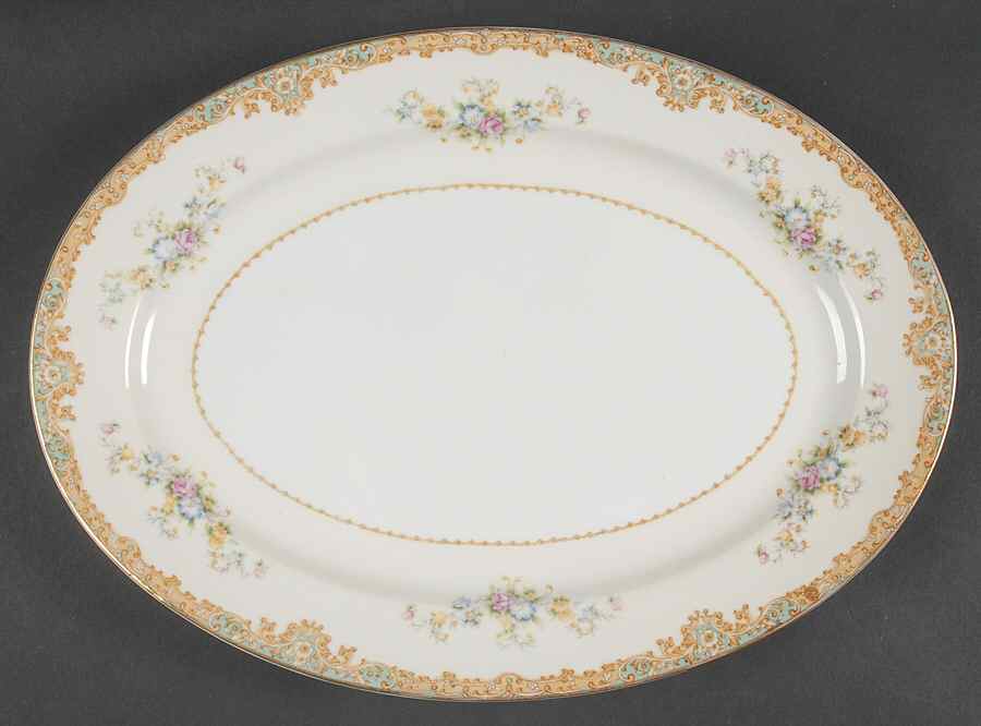 YAM50 14" Oval Serving Platter by Yamaka-1