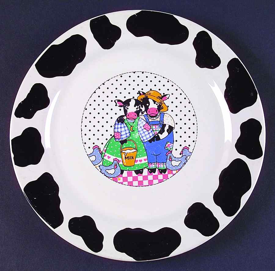 Cowhands Dinner Plate by Tabletops Unlimited-1
