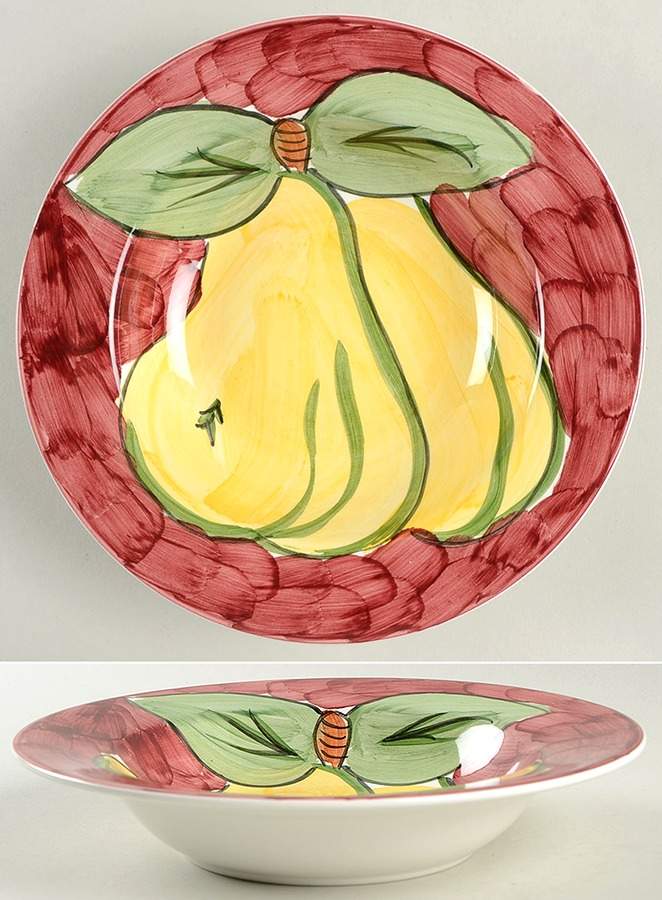Fruita De Roma Large Rim Soup Bowl by Tabletops Unlimited-1