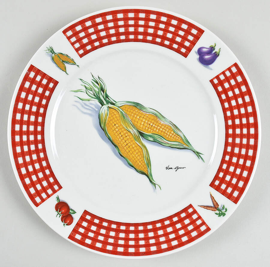 Fresh Vegetables Dinner Plate by Tabletops Unlimited-1