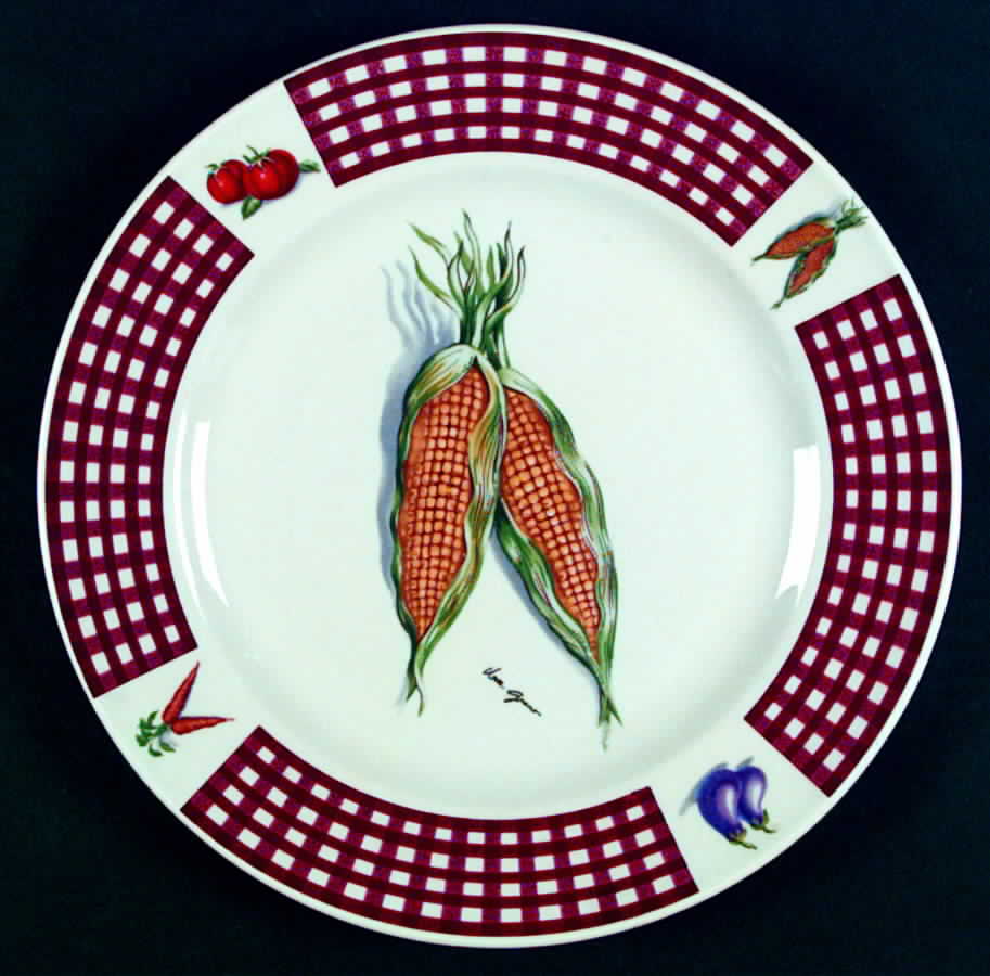 Fresh Vegetables Dinner Plate by Tabletops Unlimited-1