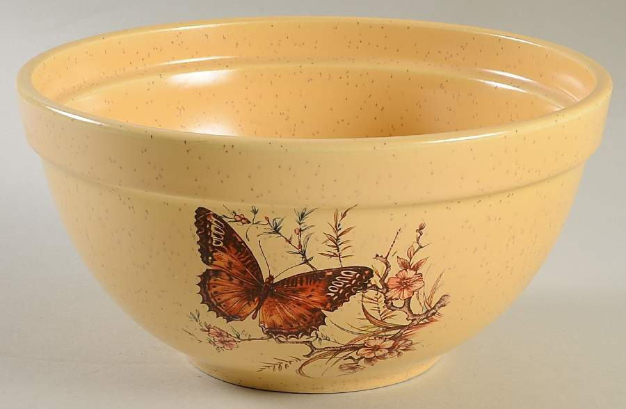 Butterfly 8" Mixing Bowl by Treasure Craft-1