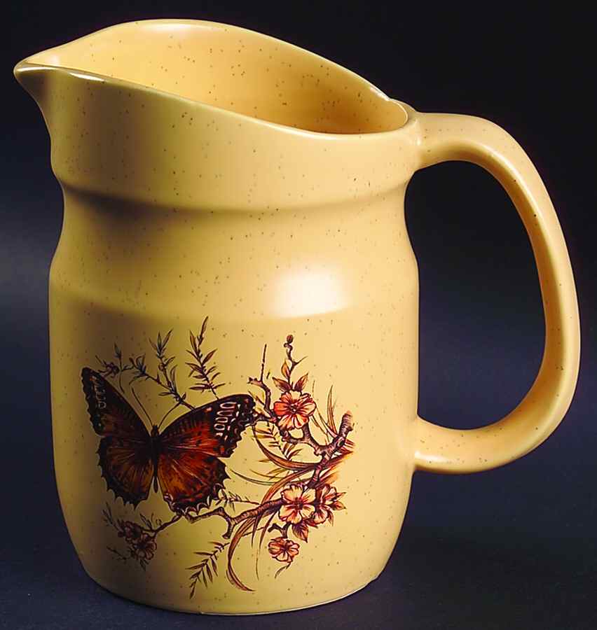 Butterfly 32 Oz Pitcher by Treasure Craft-1
