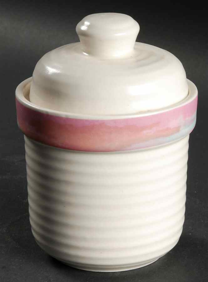 Mirage Sugar Bowl & Lid by Treasure Craft-1