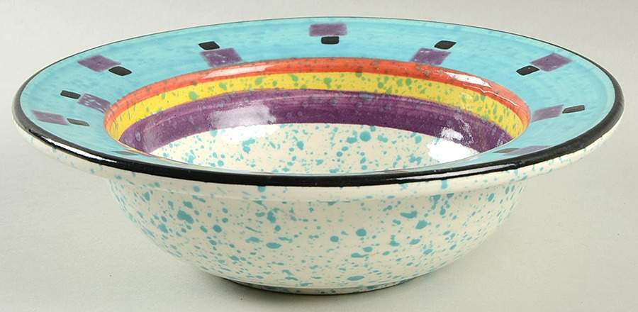 Paradise Rim Soup Bowl by Treasure Craft-1