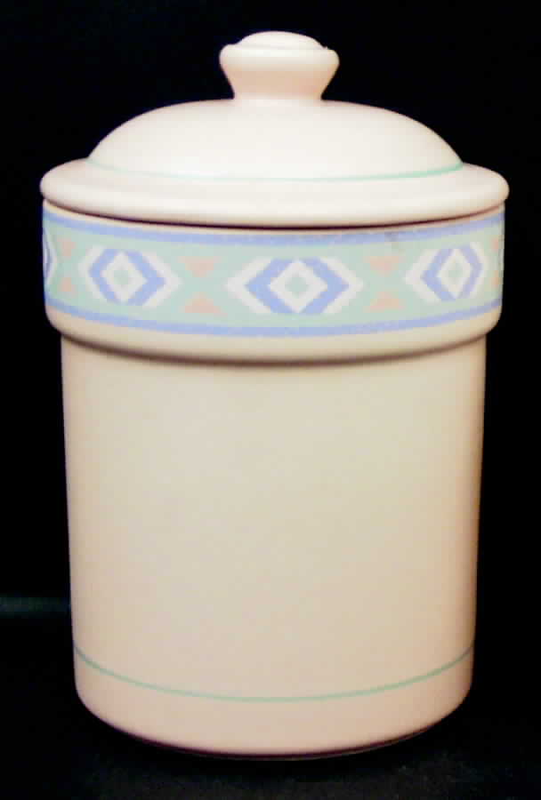 Southwest Large Canister & Lid by Treasure Craft-1