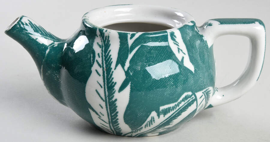 Palm Green Individual Teapot No Lid by Tepco-1