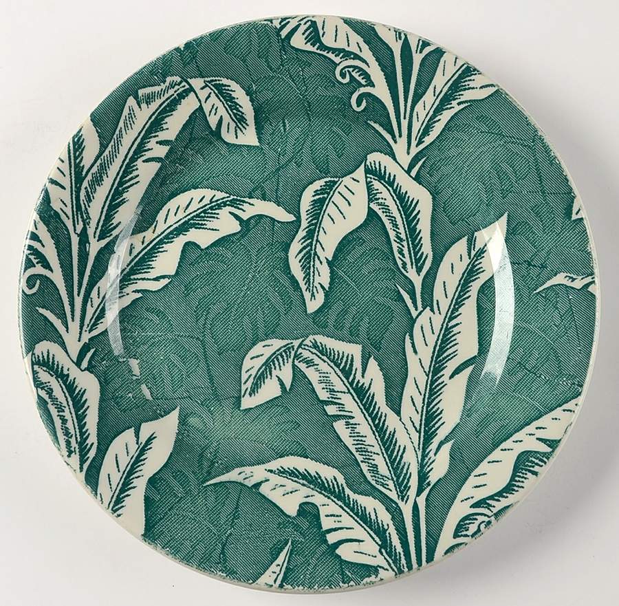 Palm Green Dinner Plate by Tepco-1