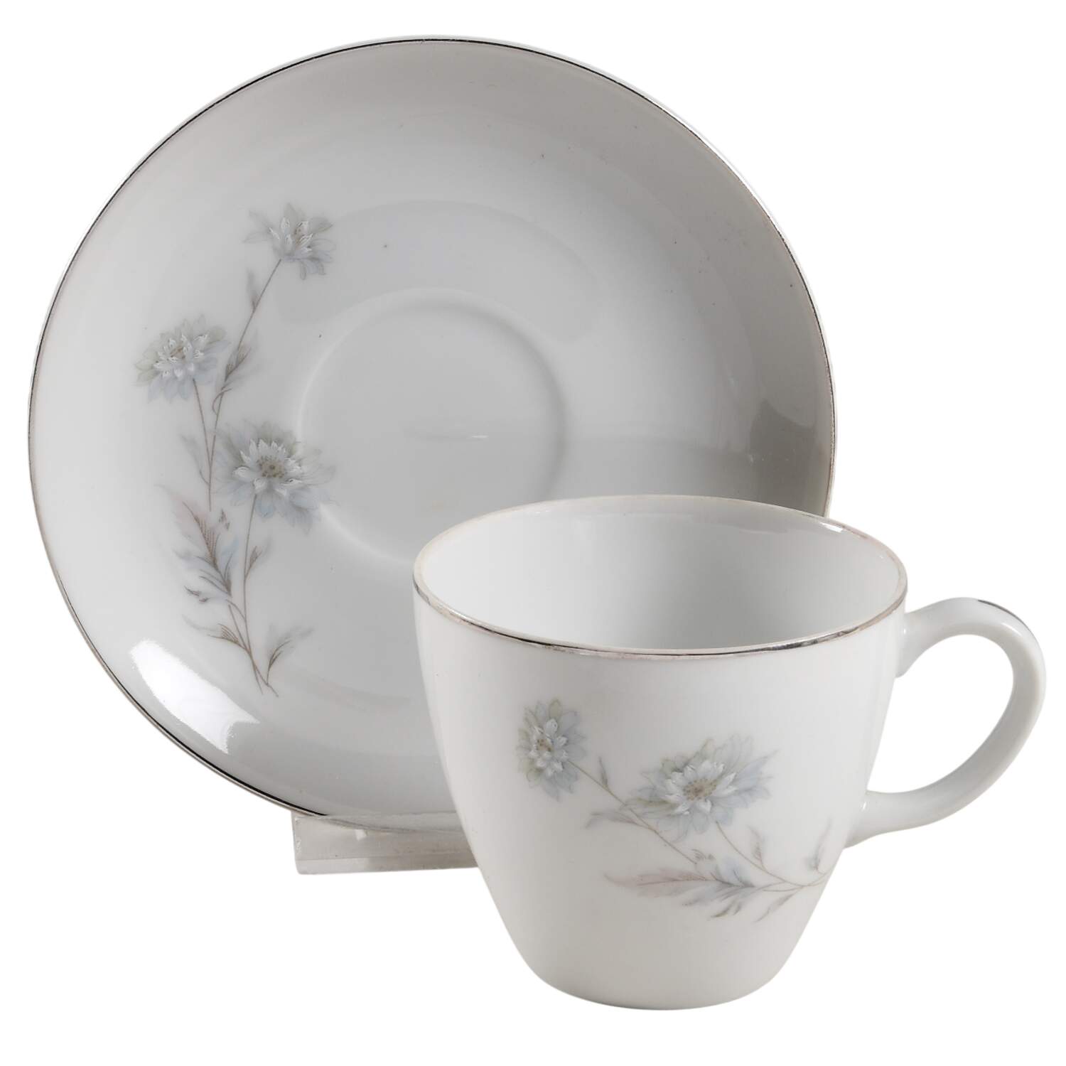 Allyson Flat Cup & Saucer Set by Towne House-1