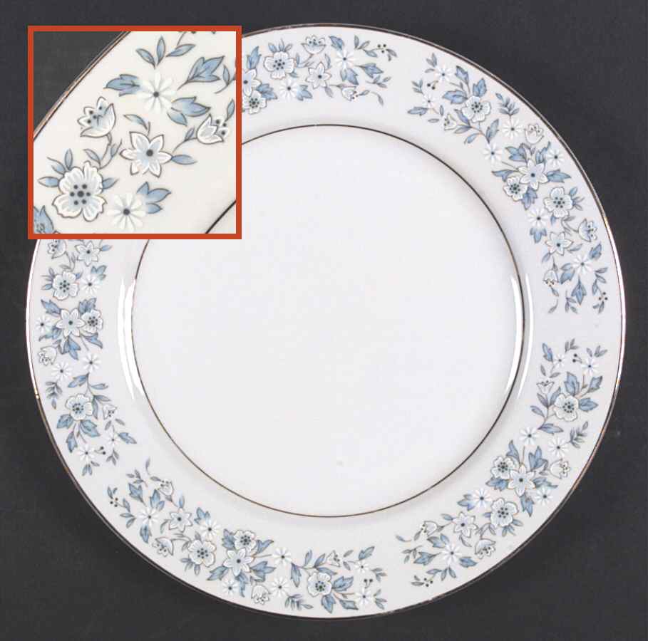 Brocade (Gold Trim) Dinner Plate by Towne House-1