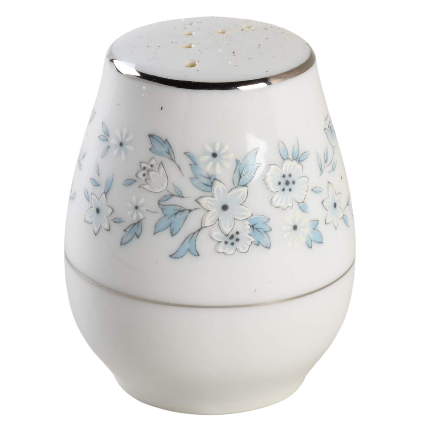 Brocade (Platinum Trim) Pepper Shaker by Towne House-1
