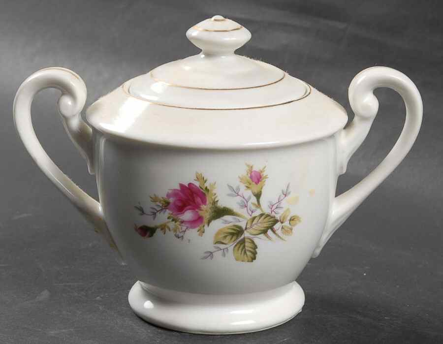 Moss Rose Sugar Bowl & Lid by Thames-1