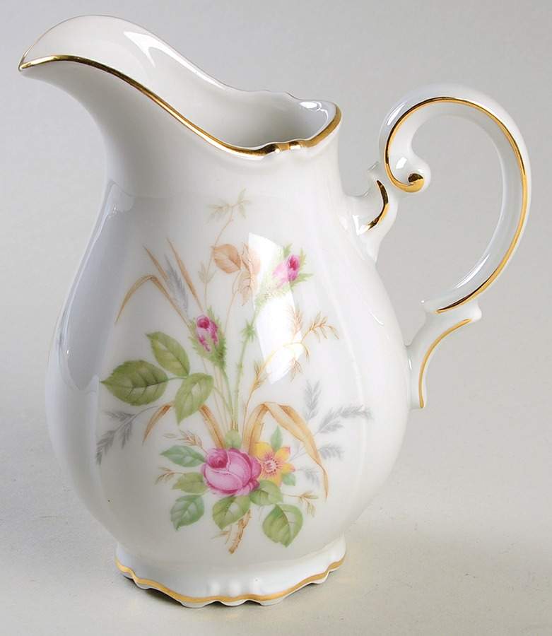 7470 (White, Scalloped) Creamer by Thomas-1