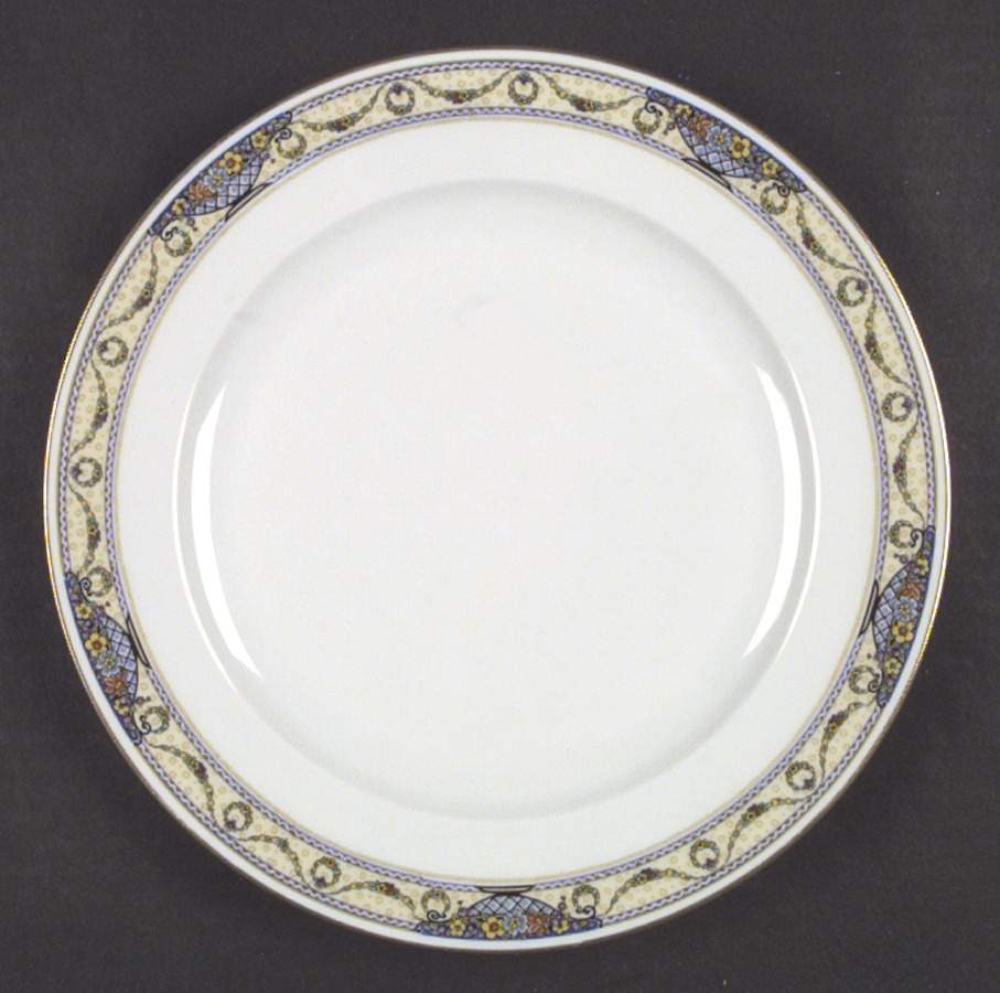 The Arlington (White Border & Center) Dinner Plate by Thomas-1
