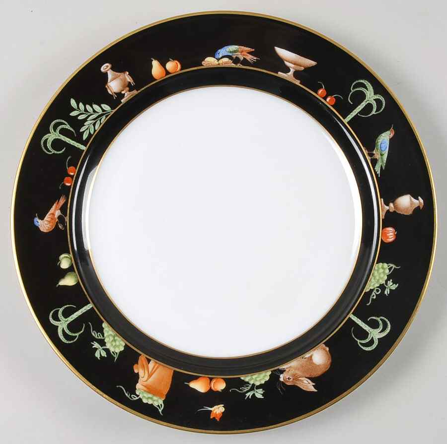Black Shoulder Dinner Plate by Tiffany-1