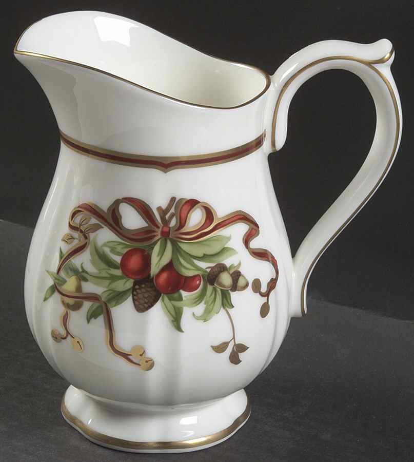 Tiffany Holiday (White Background, Japan) 32 Oz Pitcher by Tiffany-1