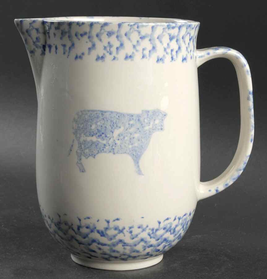 Sponge Blue (Animals or Hearts) 56 Oz Pitcher by Tienshan-1