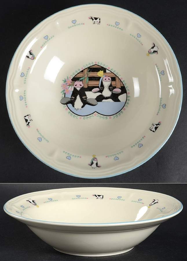 Buttercup 9" Round Vegetable Bowl by Tienshan-1