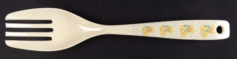Country Bear Melamine Serving Fork by Tienshan-1