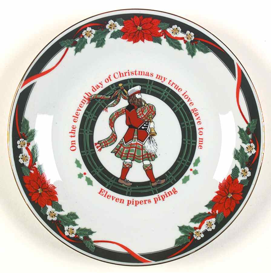 Deck The Halls (Verge) Accent Salad Plate by Tienshan-1