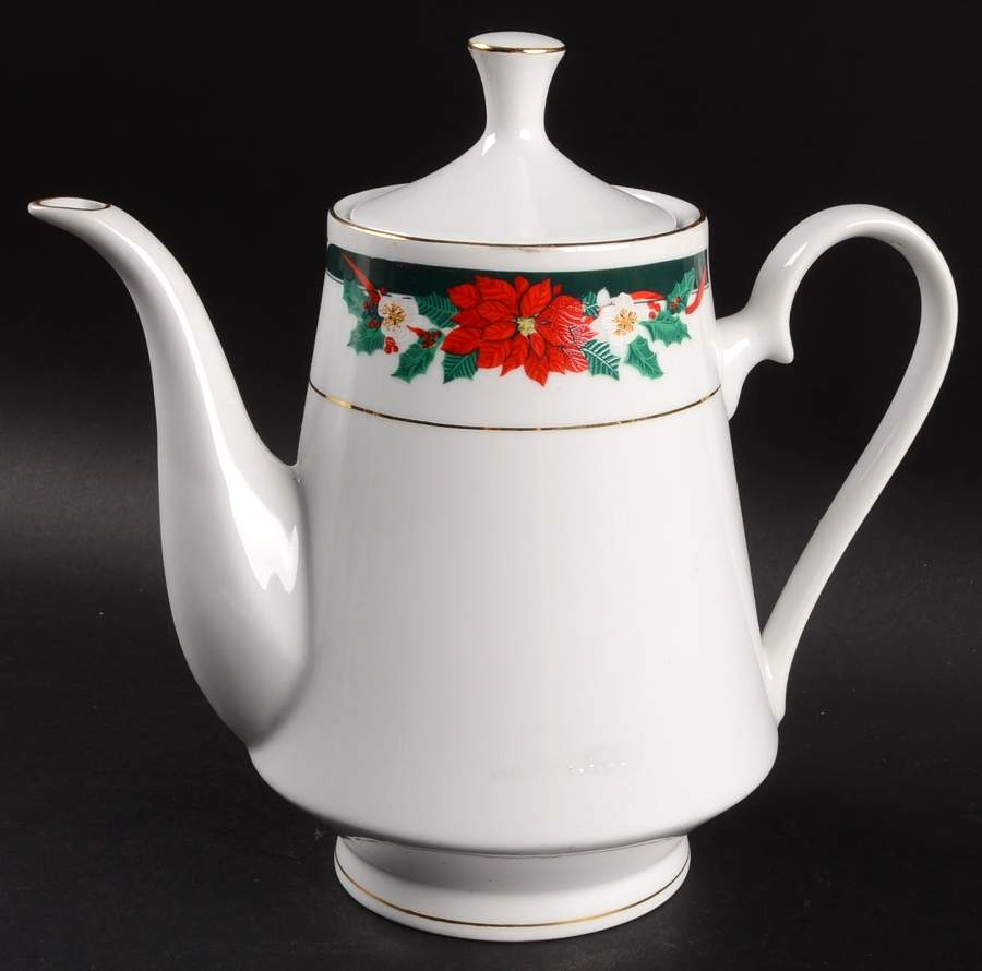 Deck The Halls (Verge) Teapot & Lid by Tienshan-1