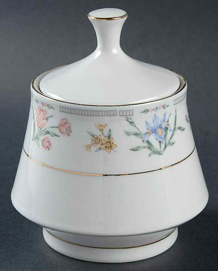 Jardin Sugar Bowl & Lid by Tienshan-1