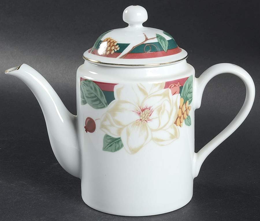Magnolia Teapot & Lid by Tienshan-1