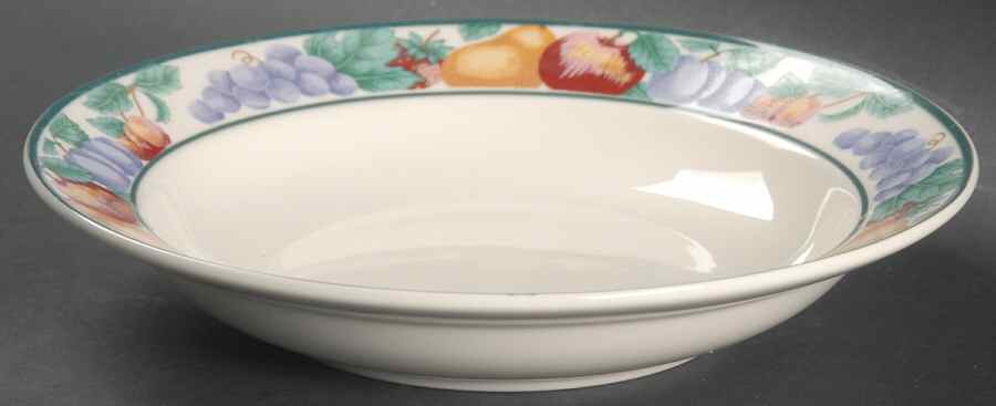 Orchard Rim Soup Bowl by Tienshan-1