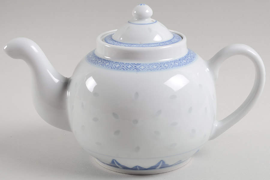 Rice Flower Teapot & Lid by Tienshan-1