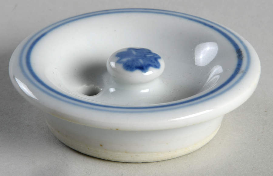 Rice Flower Lid for Individual Teapot by Tienshan-1