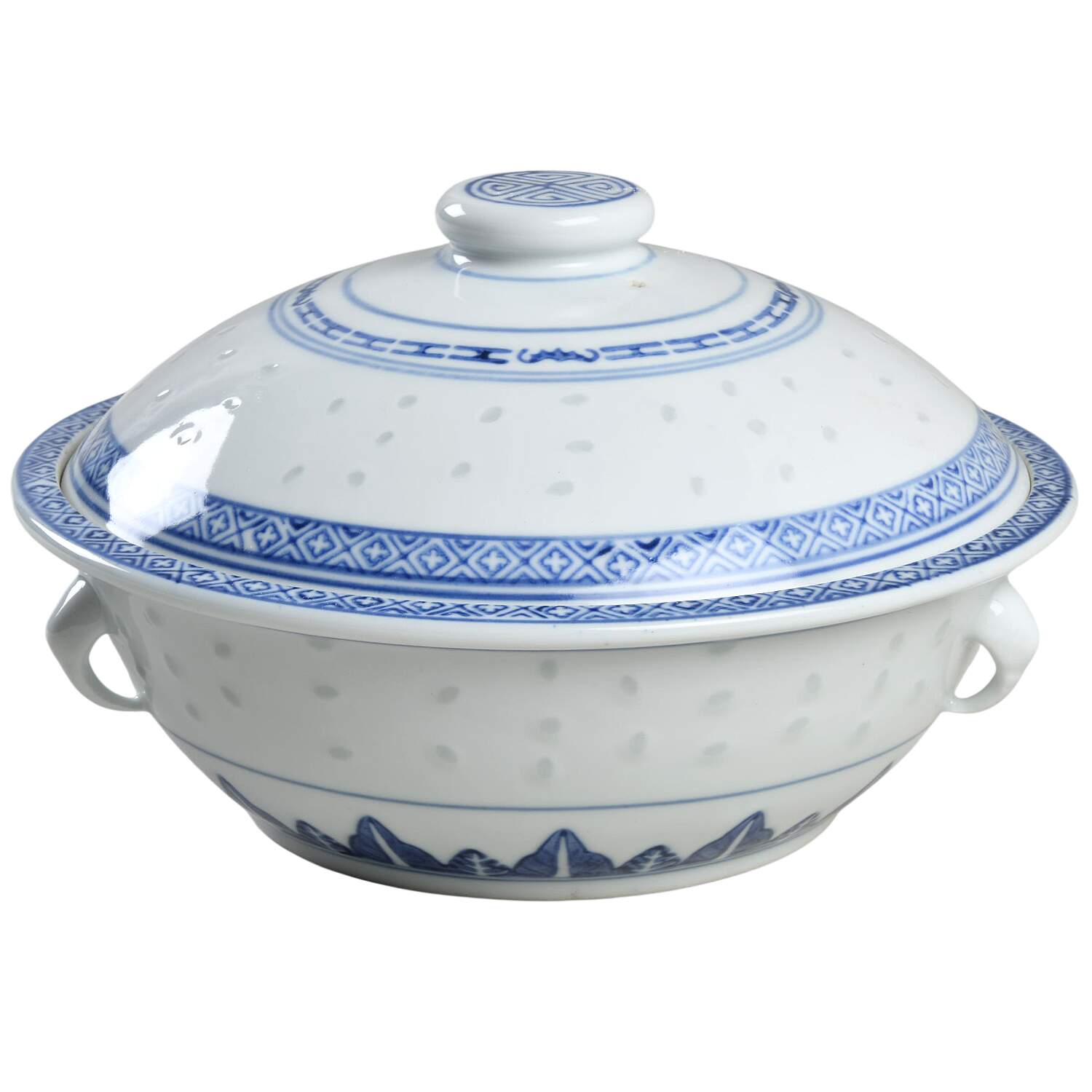 Rice Flower Round Covered Vegetable by Tienshan-1