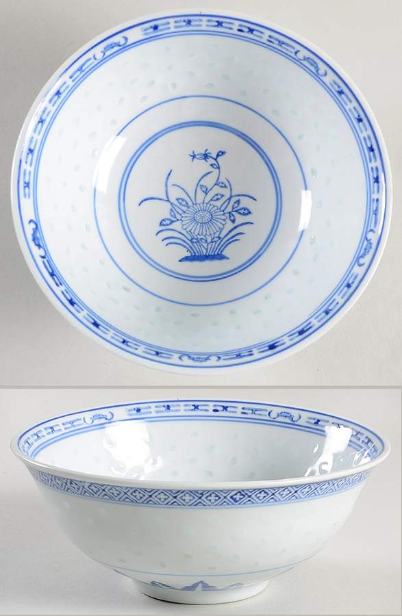 Rice Flower 7" Round Vegetable Bowl by Tienshan-1