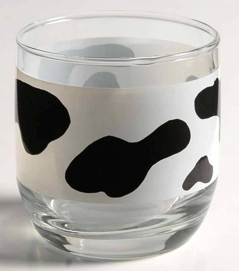 Spotted Cow (White) 6 Oz Glassware Juice by Tienshan-1