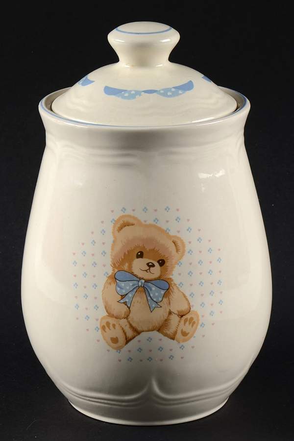 Theodore Bear Medium Canister & Lid by Tienshan-1