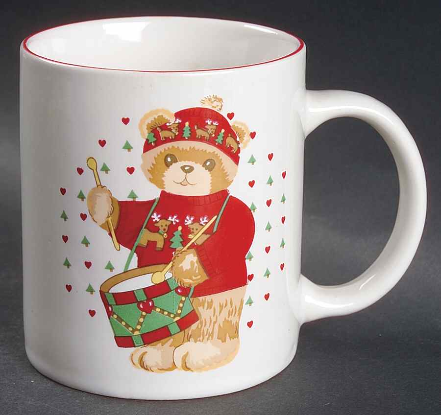 Theodore Bear's Christmas Mug by Tienshan-1