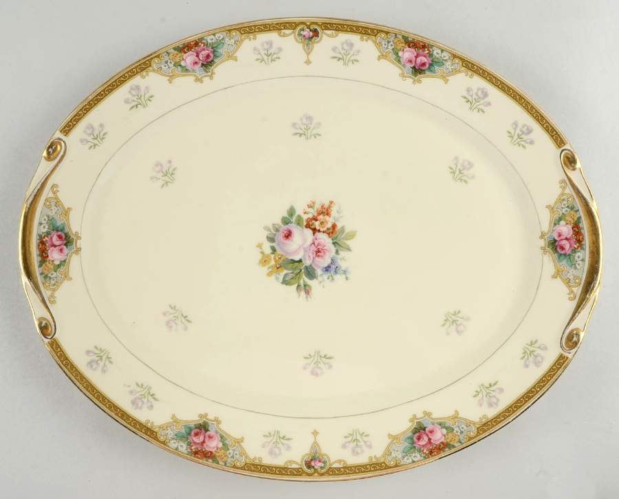 Rosalind 16" Oval Serving Platter by R S Tillowitz-1