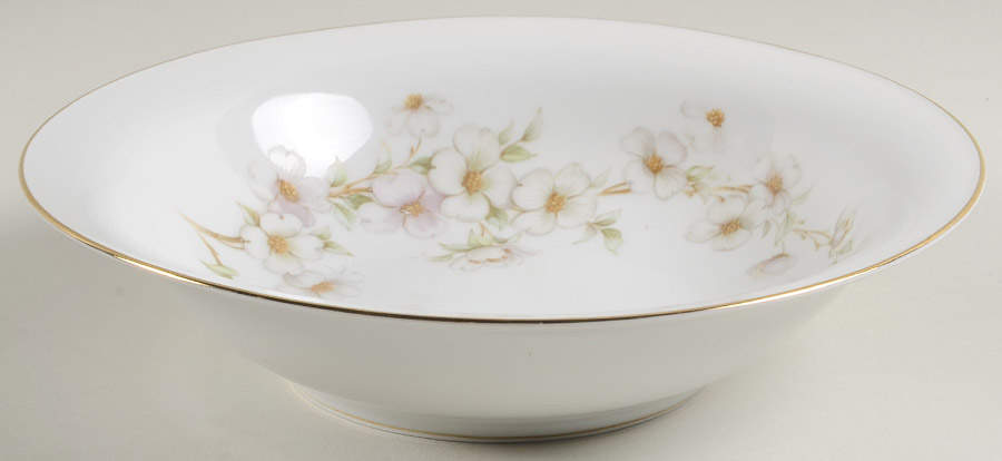 Dogwood 9" Round Vegetable Bowl by Tirschenreuth-1