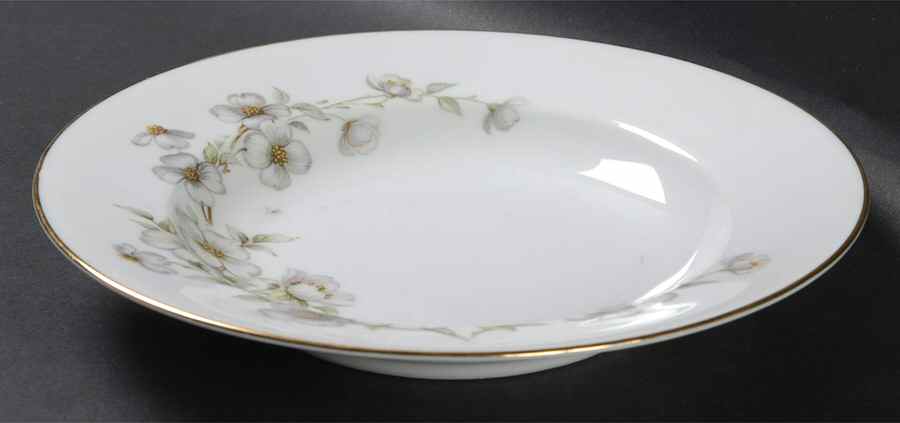 Dogwood Rim Soup Bowl by Tirschenreuth-1