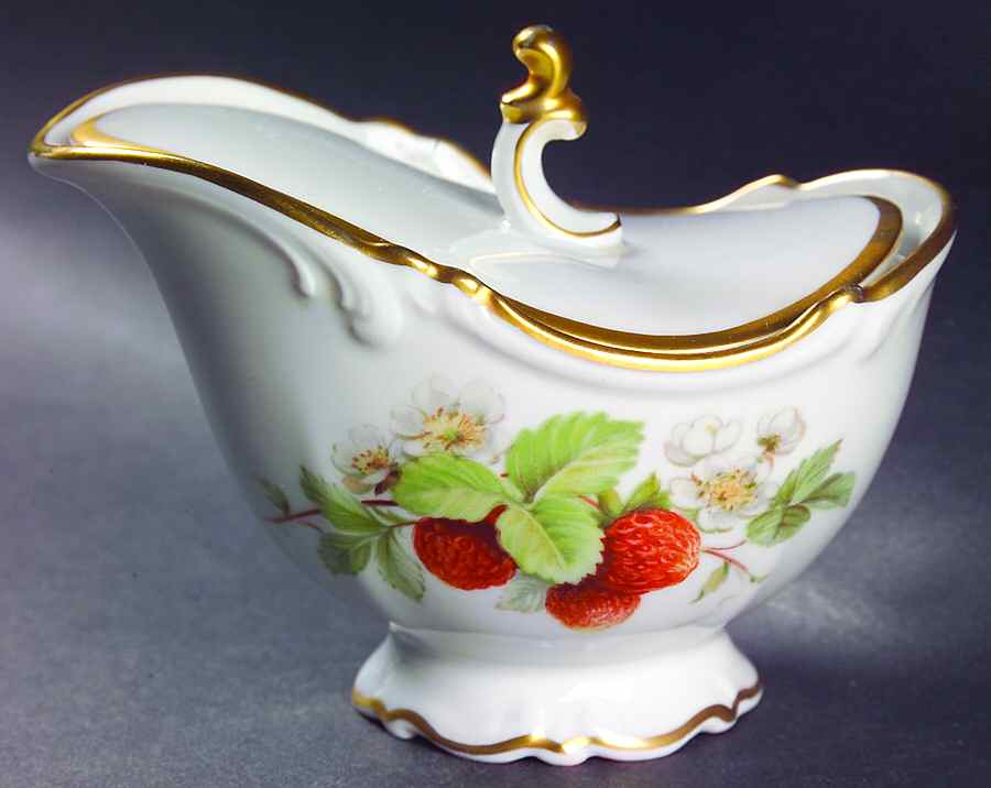 Fruit Sugar Bowl & Lid by Tirschenreuth-1