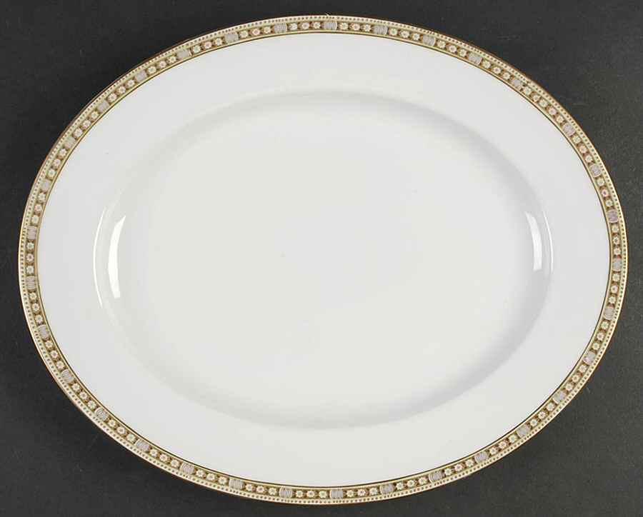 Granville 14" Oval Serving Platter by Tirschenreuth-1