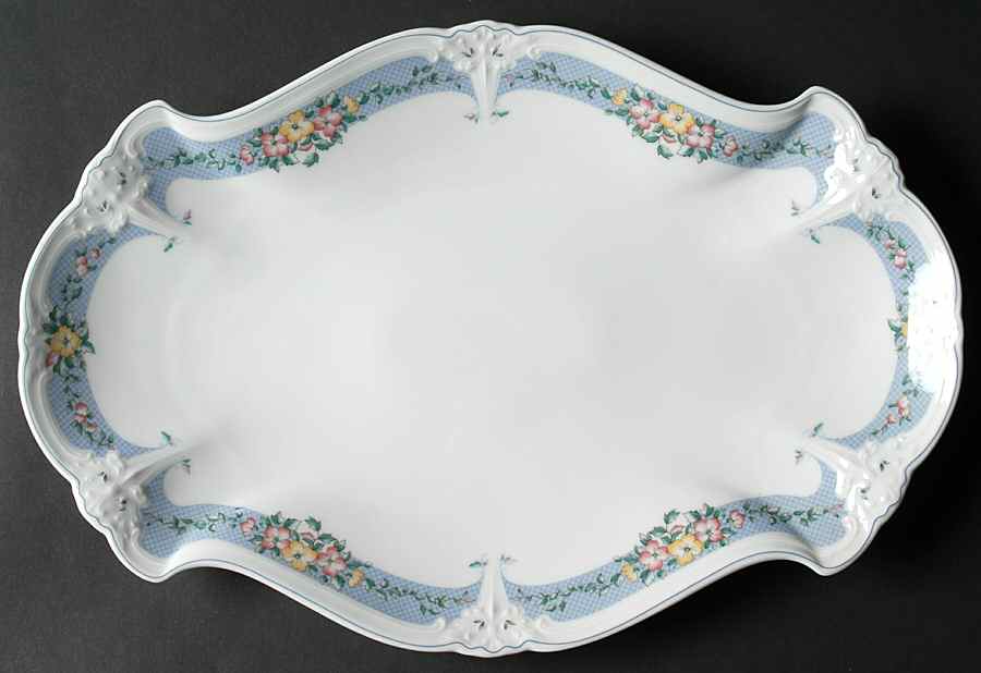 Marielle 13" Oval Serving Platter by Tirschenreuth-1