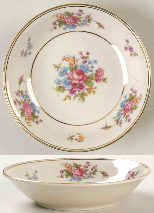 Queen's Rose Smooth #4416 Fruit/Dessert (Sauce) Bowl by Tirschenreuth-1