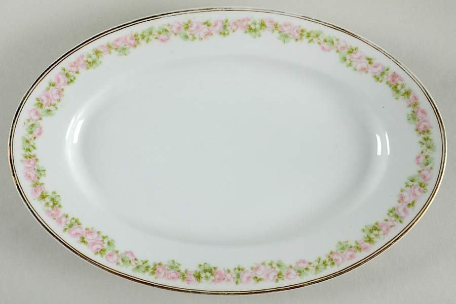 Rosedale 11" Oval Serving Platter by Tirschenreuth-1