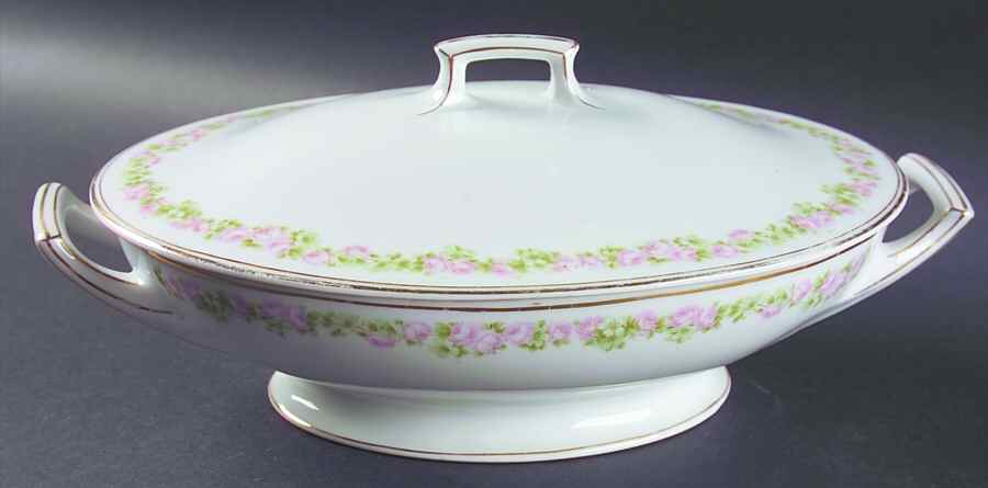 Rosedale Oval Covered Vegetable by Tirschenreuth-1