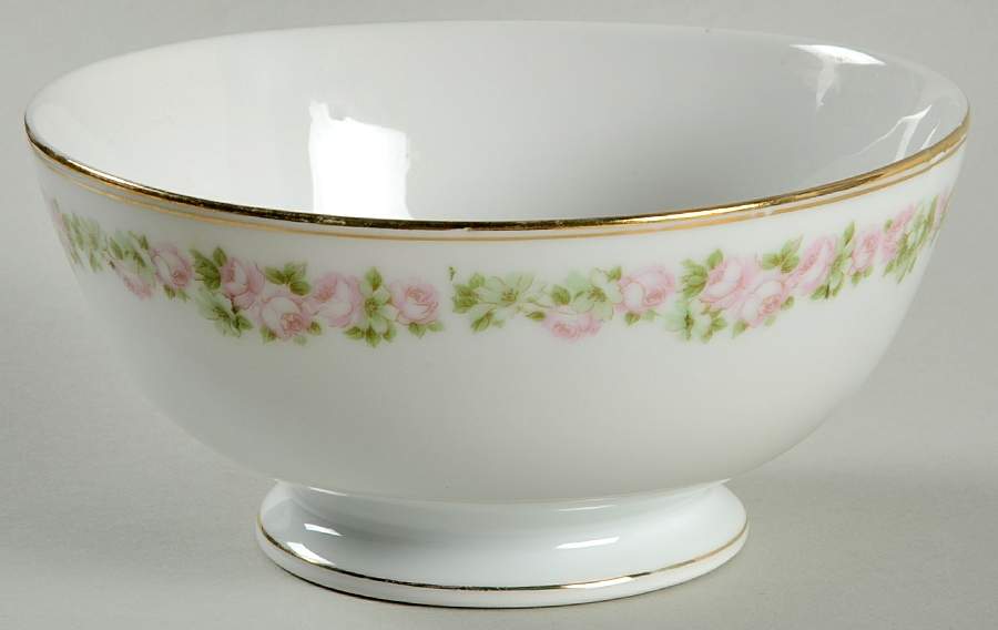 Rosedale Cranberry Bowl by Tirschenreuth-1