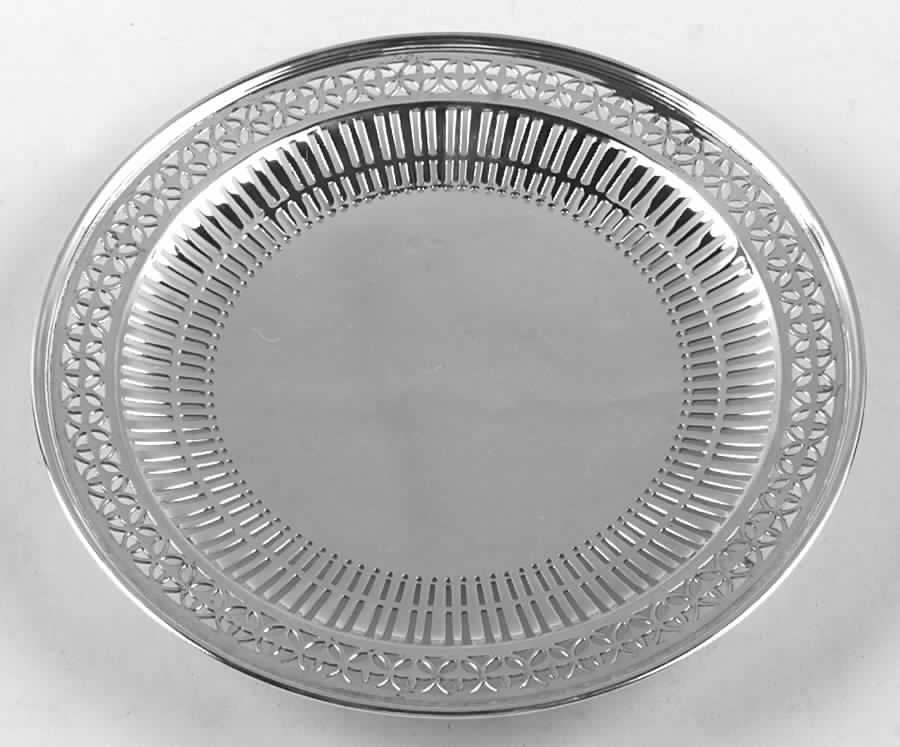 Sterling Hollowware Footed Sterling Sandwich Plate by Tiffany & CO SILVER-1
